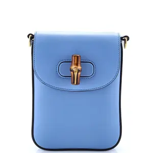 Pre-owned GUCCI Leather Backpacks Bamboo Top Handle Backpack Mini by Rebag