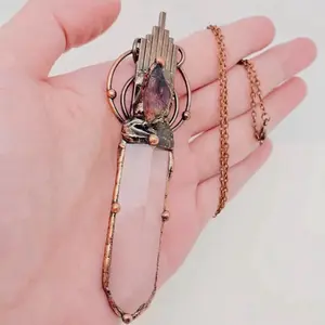 Crystal Quartz St. Michael’s Sword for Protection