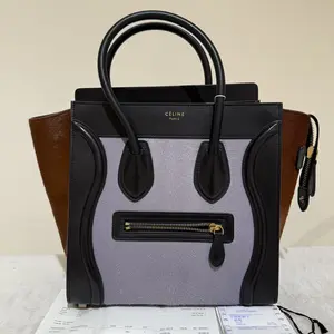 Pre-owned Celine Leather Tote Bags Micro Luggage Tote 11124246