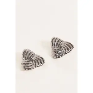 Katana Earrings - Silver