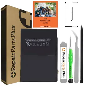 RepairPartsPlus for iPad Air 2 Battery Replacement A1547 Premium Kit (A1566 | A1567, Air 2nd Gen) + Tools, Adhesive, Guide