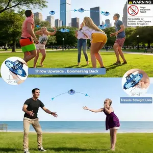 Acrobatic 360 Roll Drone, Smart Obstacle Avoidance Flight Device, Glowing Floating Ball, Perfect Birthday Gift for Men and Women