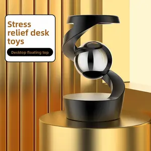 3D Rotating Magnetic Fidget Spinner - Anti-Anxiety Stress Relief Desktop Toy, Quiet Focus Gadget for Adults, Teens & Kids