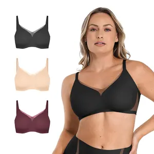 Shapellx Wire-Free Minimizer True Support Wrap-Style Bra