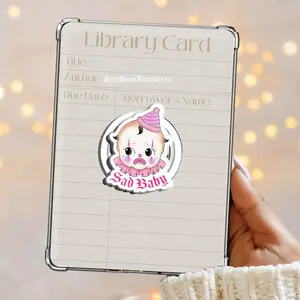 Kewpie Baby Clown Costume Sad Baby Magnetic Pop Socket Love Heart Baby Doll Kindle Grip Cute Adorable Lovely MagSafe Phone Grip Cute Love Phone Holder, Kawaii Gift for Phone or Kindle Lovers Magnetic Pop Socket Phone Grip Kindle Grip Popsocket