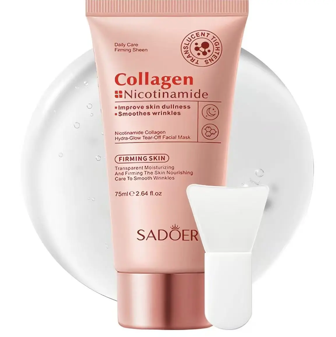 Collagen Night WrappingMask : SLEEP, SHED, AND GLOW! Skincare SkinRepair  Firming & Hydrating FacialMask for Wrinkle Smoothing, Korean FaceMasks, Glow Boosting Facial Masks Suite for AllSkin Types, 2.640z