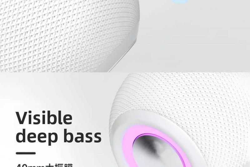 Soccer-shaped Bluetooth speaker with LED light, portable wireless speaker for sports, outdoor activities, and gifts