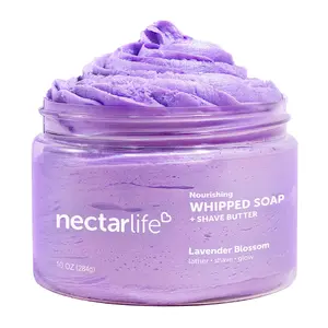 Jumbo 10 oz Whipped Soap & Shave Butter – Gentle, Moisturizing & Nourishing Cleanser