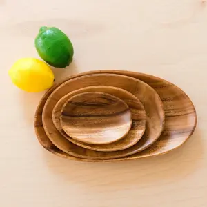 Acacia Oval Wood Dish - Trinket Tray | LIKHÂ