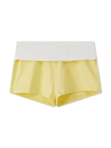 Women S Low Waist Striped Contrast Color Shorts for Summer Casual Clubwear Perfect for Daily Parties and Events NONE