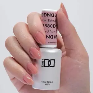 DND 880 Gel and Lacquer Duo nail care nail art sheer color