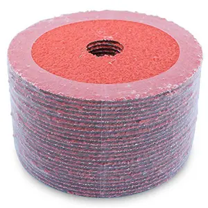 Ceramic  Fiber Sanding and Grinding Discs, 4.5 x 7/8, 24 Grit - 25 Pack