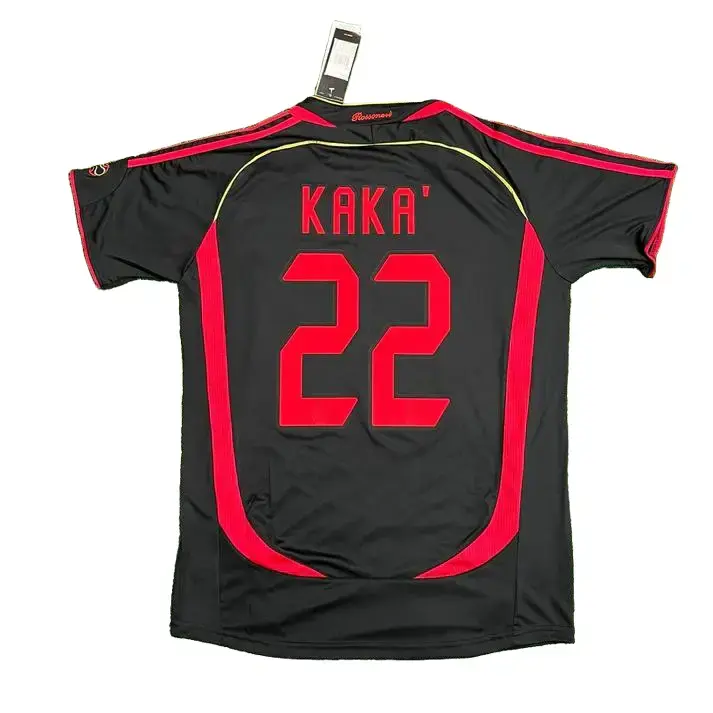 Retro 2006/07 Red And Black Jersey #22, Full Logo Included (Print)
