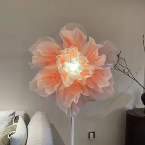Simulated opening and closing flowers, electromechanical moving flowers, automatically sensing silk flowers, decorative ornaments, window display sets.
