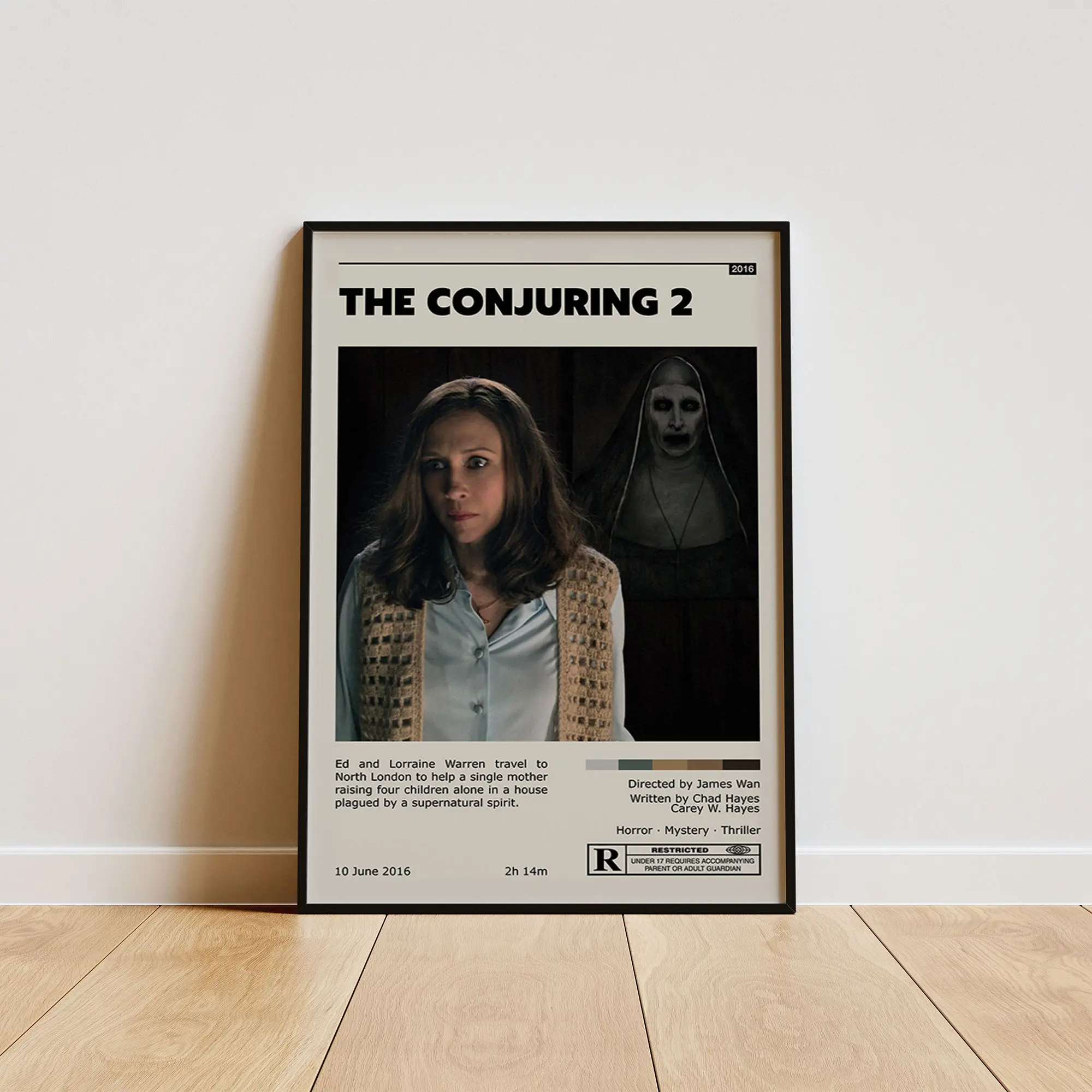 The Conjuring 2 Poster, Contemporary Wall Decor, Modern Home Aesthetic, Interior Decoration Print