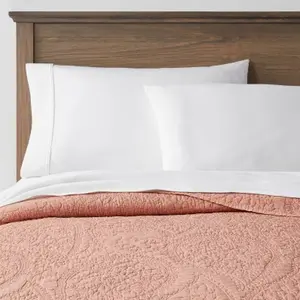 Garment Washed Paisley Stitch Quilt - Threshold