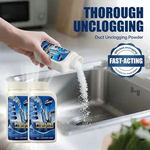 Liapu Poweful Pipe Dredging Agent for Kitchen and Toilet Pipelines- Dissolves 200+ Blockages and Kills 99% of Bacteria All-Around Cleaner