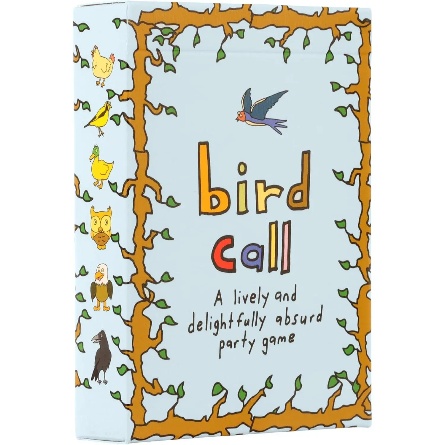 Bird Call Party Card Game - Lively, Absurd 5-Minute High-Energy Game - 3-8 Players, Ages 7+ - Ideal Gifts for Bird Enthusiasts