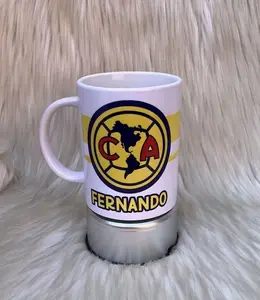 Liga MX Taza personalizada  15 oz Águilas del América, Gifts for Futbol Lovers, Soccer Water Bottle, Fans Souvenir