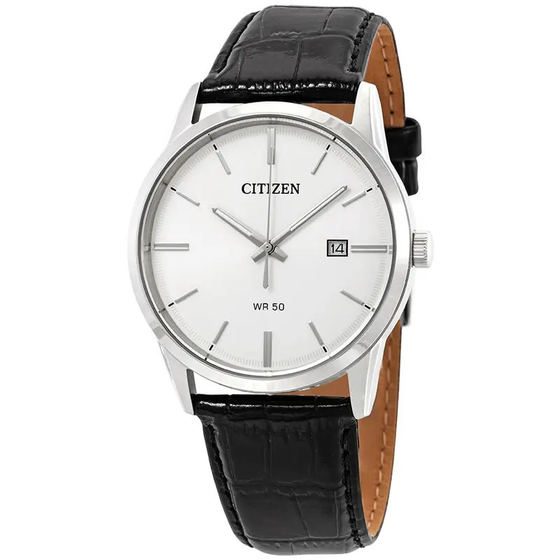 Citizen Leather Quartz Mens Watch BI5000-01A Citizen Leather Quartz Mens Watch BI5000-01A