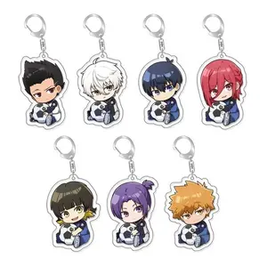 Blue Lock Acrylic Keychain Seiichi Hiori Bachira Meguru Chigiri Hyoma Kunigami Rensuke Anime Cosplay Accessories