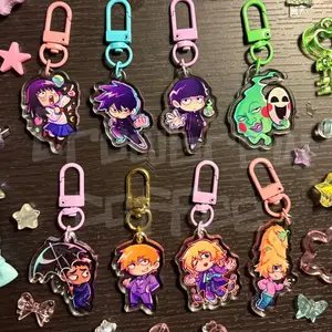8 Ops Mob Psycho 1.5” Mini Acrylic Charms/Keychains