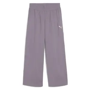 PUMA Womens Classics Low Rise Popper Pants Casual - Purple