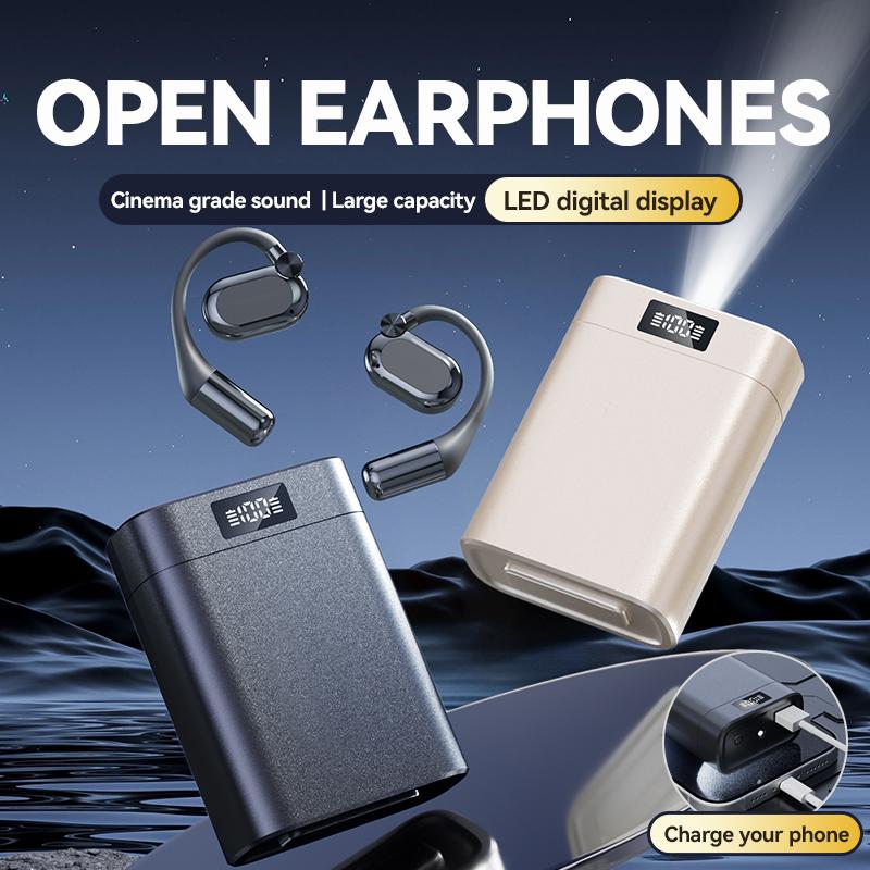 Bluetooth Earbuds with Smartphone Charging Support 45 Hours Playtime HiFi Bass ENC Noise Cancelling Bluetooth 6.0 Sport Design Bluetooth Earbuds with Smartphone Charging Support 45 Hours Playtime HiFi Bass ENC Noise Cancelling Bluetooth 6.0 Sport Design