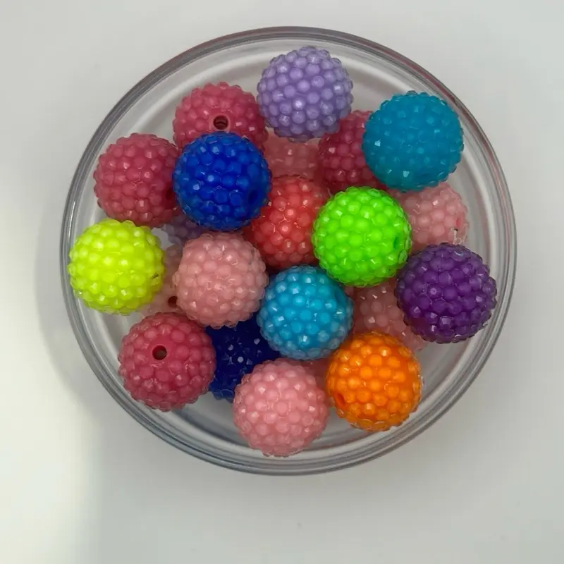 Jelly Beads Multicolored 20mm - Colorful Beads for Your Projects