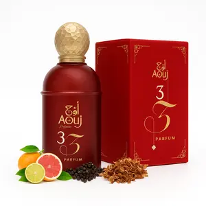 AOUJ LOVE 3 Unisex Perfume - Premium 100ml Eau de Parfum with Citrus & Sweet Pepper Notes - Long Lasting Aromatic Gift for Men & Women