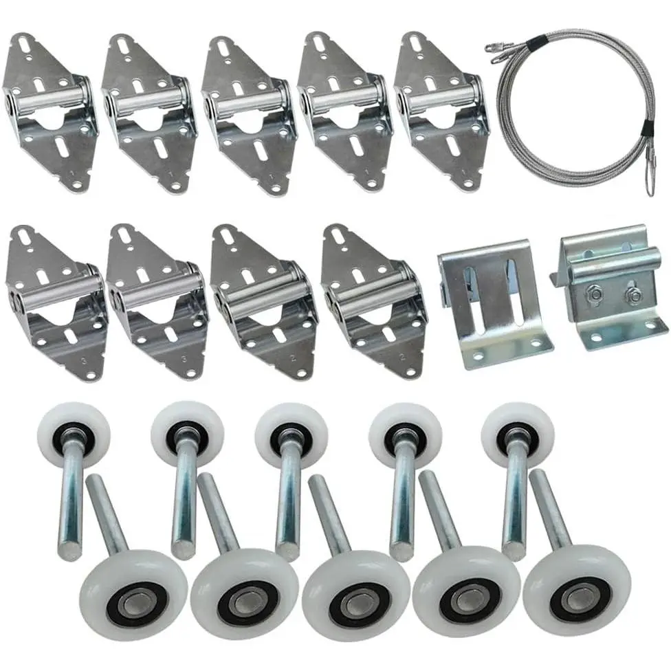 Surpass Garage Door Roller/Hinge/Top Bracket/Wire Rope (for 7' Height Doors)