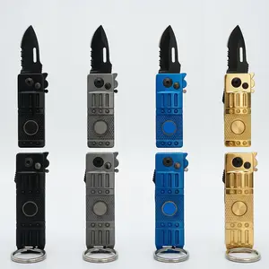 2-in-1 EDC Keychain Lighter & Utility Tool | Refillable Pocket Multitool Portable Hand Tools Portable Repair Tools Portable Hand Tools Camping Equipment Multifunctional