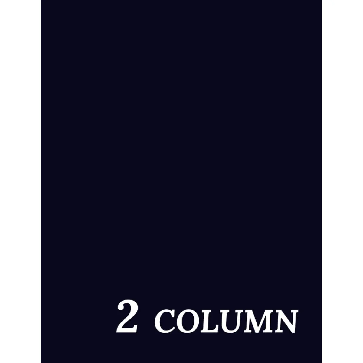 2 Column Ledger Book: Income and Expense Log Book For Small Business and Personal Finance - 100 Pages - 8.5" x 11" (Account Book/Accounting Ledger Book/Notebook) Paperback – December 19, 2021