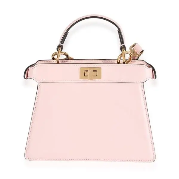 Pre-owned FENDI leather Mini Bags Peekaboo ISeeU Petite Bag