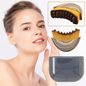 Portable Lymph Contour Facial Massage Brush, Multifunctional Slim Chin Tool, Reduces Swelling, Lymph Drainage Face Brush, Facial Shaping Tool, Facial Care Tools