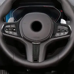 BMW G20 Carbon Fiber Steering Wheel Trim