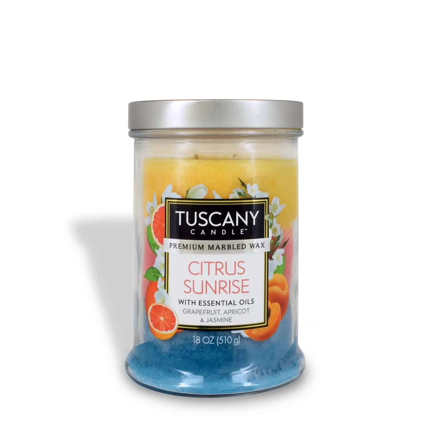 Citrus Sunrise Long-Lasting Scented Jar Candle (18 oz)