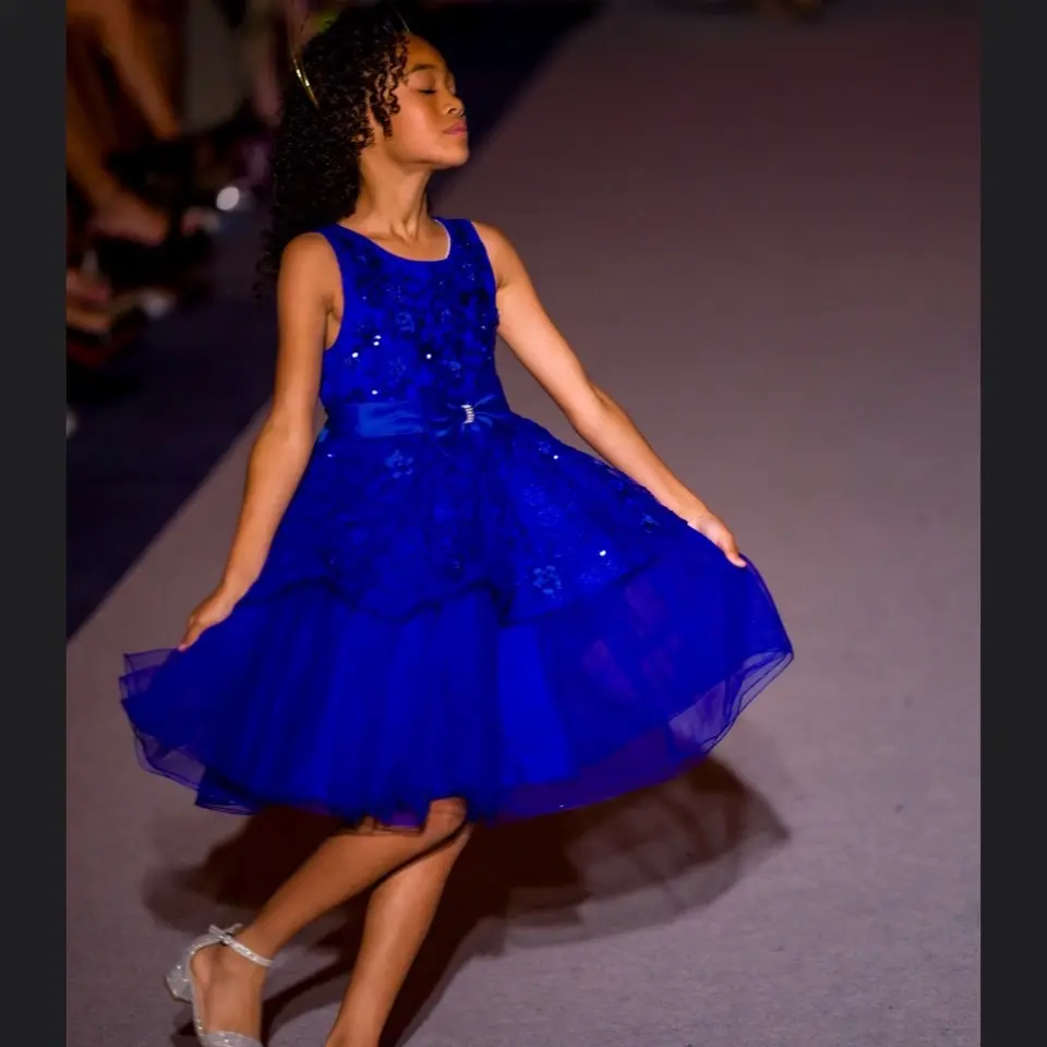 Royal Blue Princess Dress