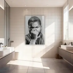 Funny Bathroom Movie Poster Canvas Aesthetic For The Bedroom Wall Sitting Room Dormitory Wall Office Wall Poster Decorative Painting Canvas Wall