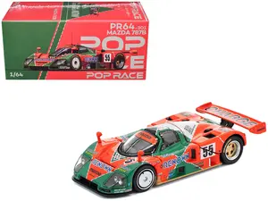 Mazda 787B #55 "Mazdaspeed" Winner "24 Hours of Le Mans" (1991) 1/64 Diecast Model Car by Pop Race