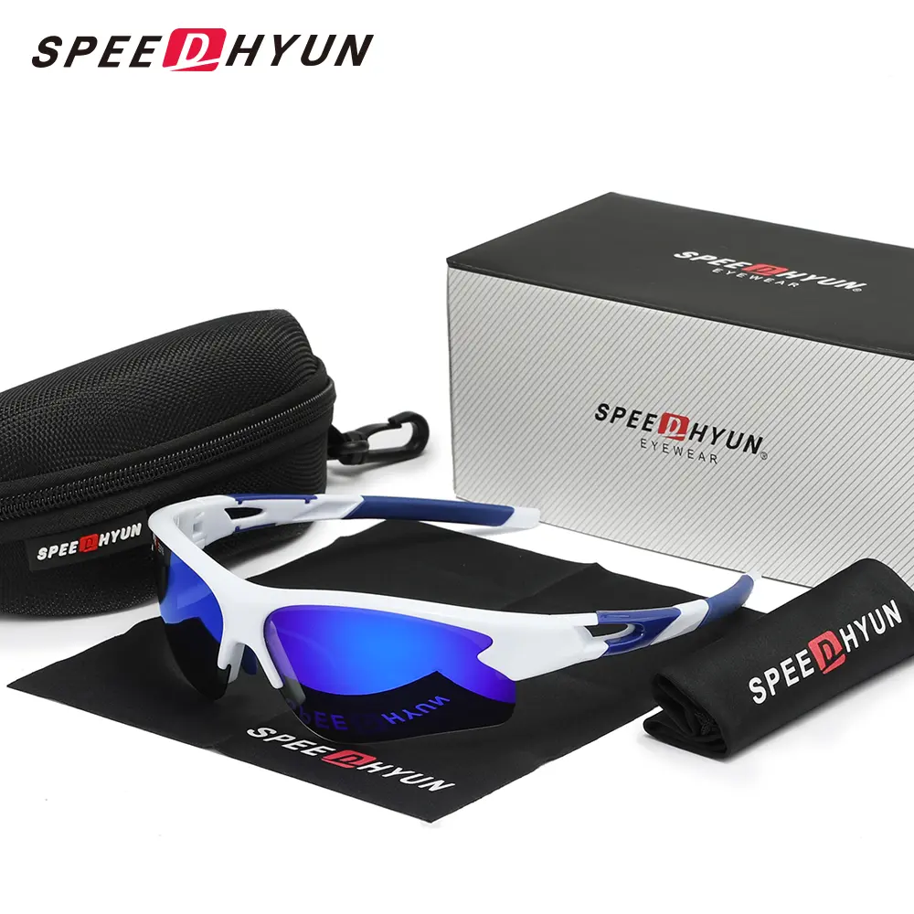 SPEEDHYUN 2026 Hot Selling Sport Polarized Sunglasses for Men, UV400TR90 Protection Lightweight Frame Suitable for Driving fishing and cycling car style men's sunglasses S61 holiday surprise, Automotive Style Men's Sunglasses