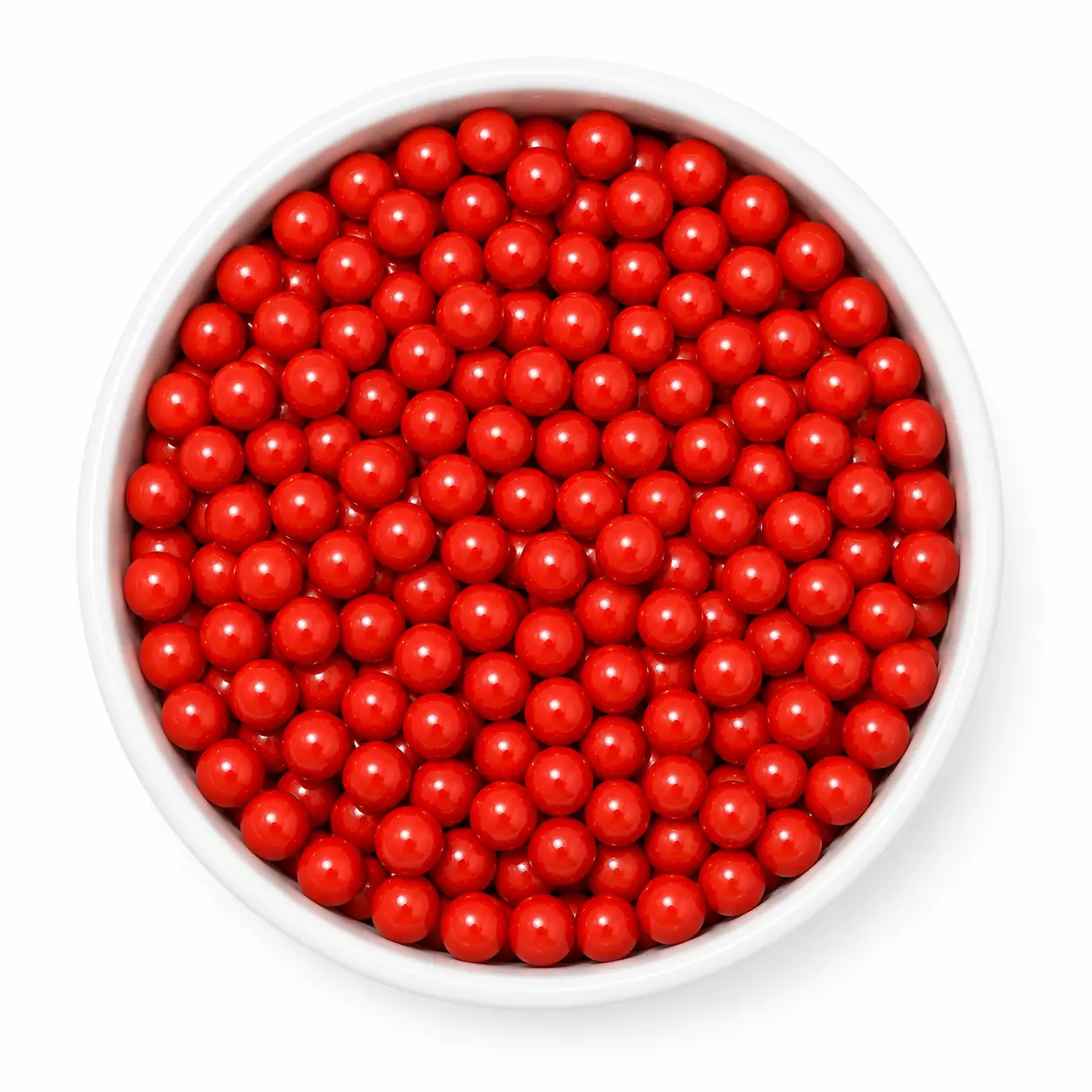 Lambeth Cake Pearls – Jumbo Chocolate with Red Crispy Shell