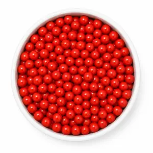 Lambeth Cake Pearls – Jumbo Chocolate with Red Crispy Shell