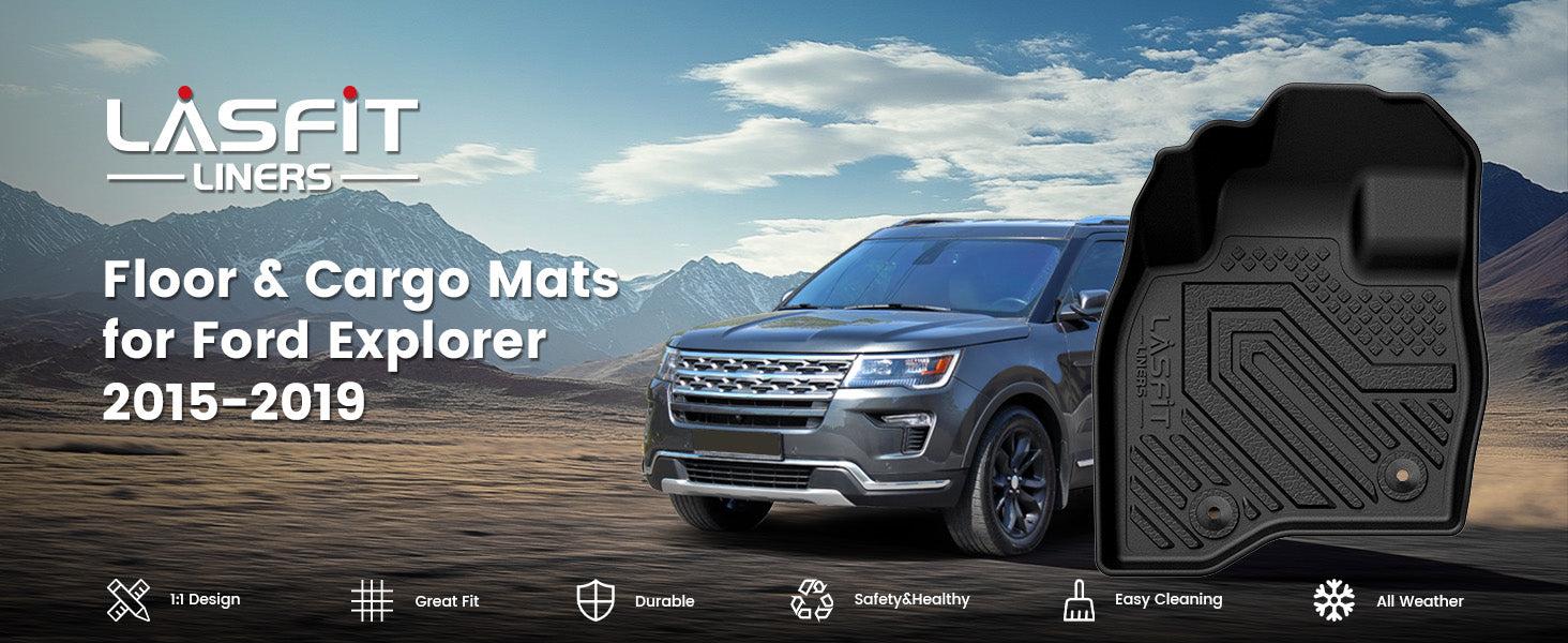 Lasfit fit for 2017-2019 Ford Explorer Floor Mats or Cargo & Seatback Mats Lasfit fit for 2017-2019 Ford Explorer Floor Mats or Cargo & Seatback Mats