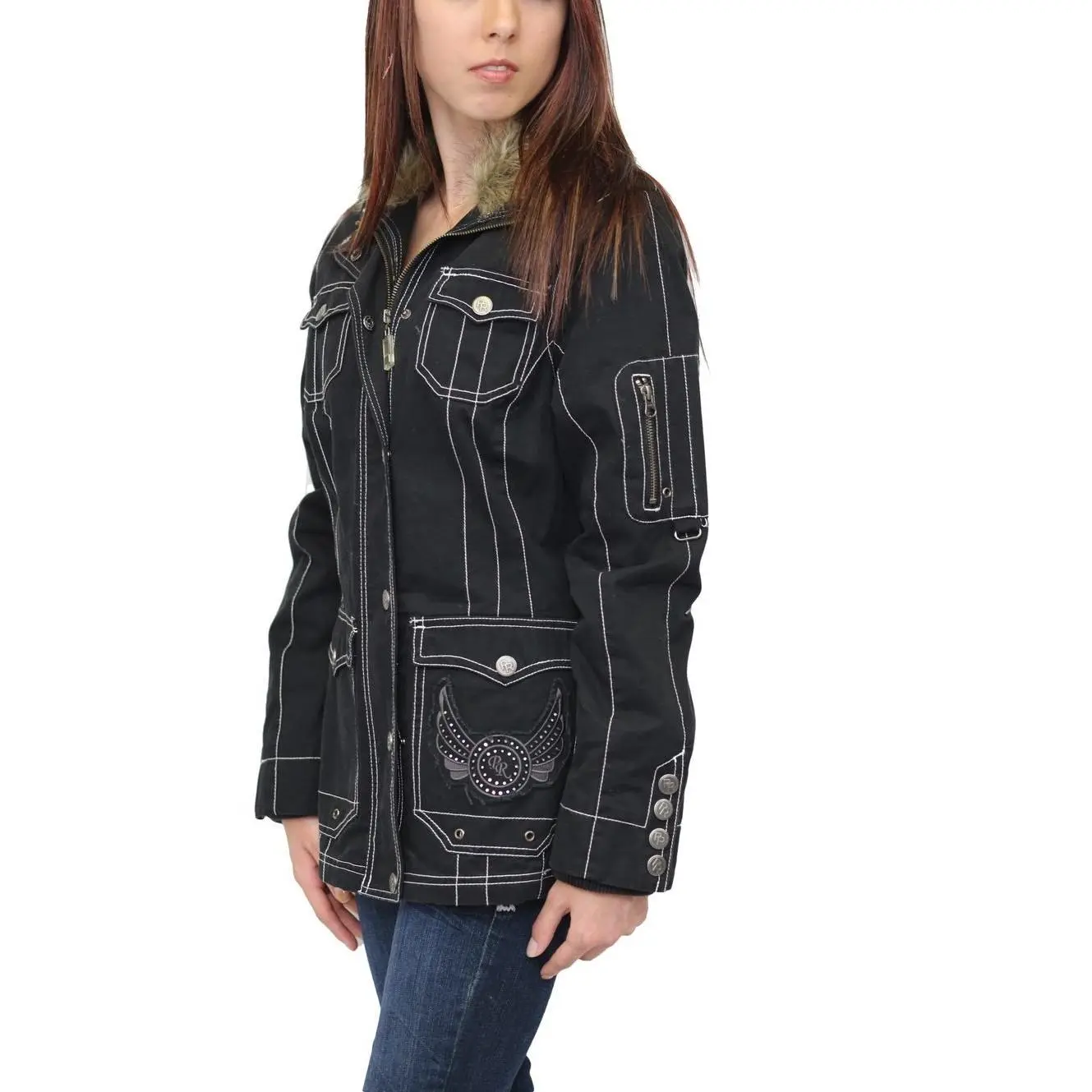 Powder River Outfitters Jacket with Wings Applique