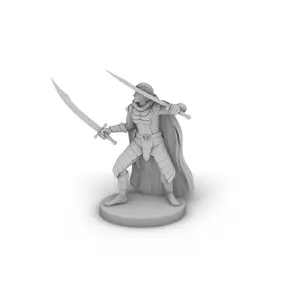 Elf Male Two Sword Ranger 3 Tabletop DND Gaming Miniature
