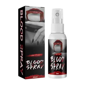 Jue-Fish Plasma Spray Plasma Fake Blood Vampire Zombie Blood Artificial Blood Decoration Film Makeup Props Nozzle Cosmetic