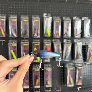 Large brand replica, popular, 1pcs, floating water small Mino magnetic system micro object road bait fake bait with a curved mouth, suitable for freshwater and seawater fishing accessories and fishing equipment