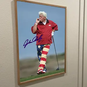 John Daly Golf Signed Poster, No Frame