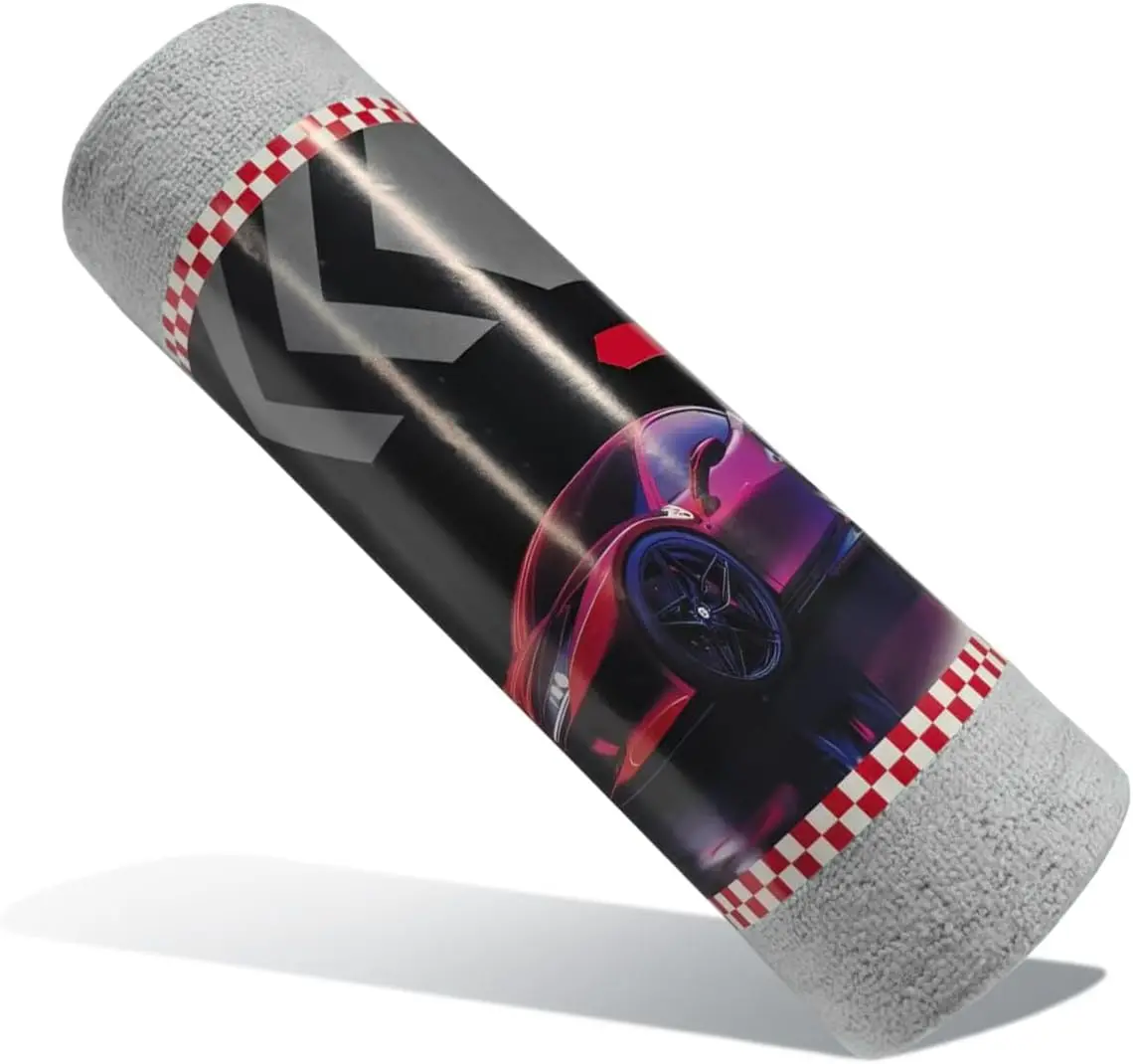 30 Sheets Microfiber Cleaning Cloth Roll, 12"×12" Tear Away Reusable Towels for Cars, Ultra Absorbent & Lint-Free Washable Cleaning Rags for Auto Detailing, Garage, Shop, Home (Gray)